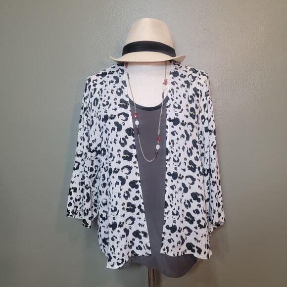 MICHAEL STARS GABBY LEOPARD WRAP - Picture 3 of 7